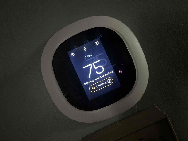 Cincinnati, OH - Responded to no heat service call where thermostat was displaying "Calibrating Heat/Cool disabled" message. Diagnosed thermostat malfunction preventing system from initiating heat cycle. Recalibrated thermostat and restored normal heating operation.