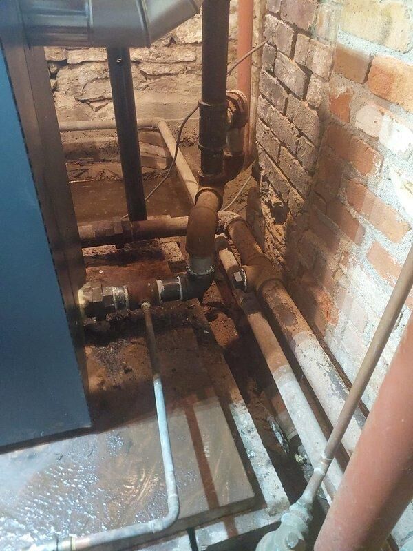 Successfully completed installation of a new Weil McLain Series 6 steam boiler with Beckett burner, replacing the existing oil-fired steam boiler. Work included necessary piping repairs and connections to the existing system, ensuring proper functionality of all components including pumps, gauges, and valves.